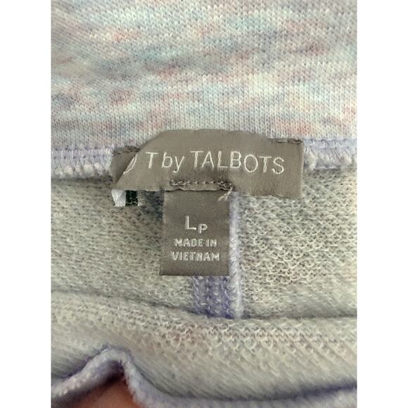 T by Talbots Women’s Pullover Large Petite NWOT Purple Pink Long Sleeve - Picture 5 of 9